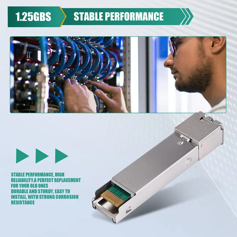 A12E-20KM Single Fiber SC GPON Module Switch Gigabit SFP Optical Module Compatible For With HP H3C Switch