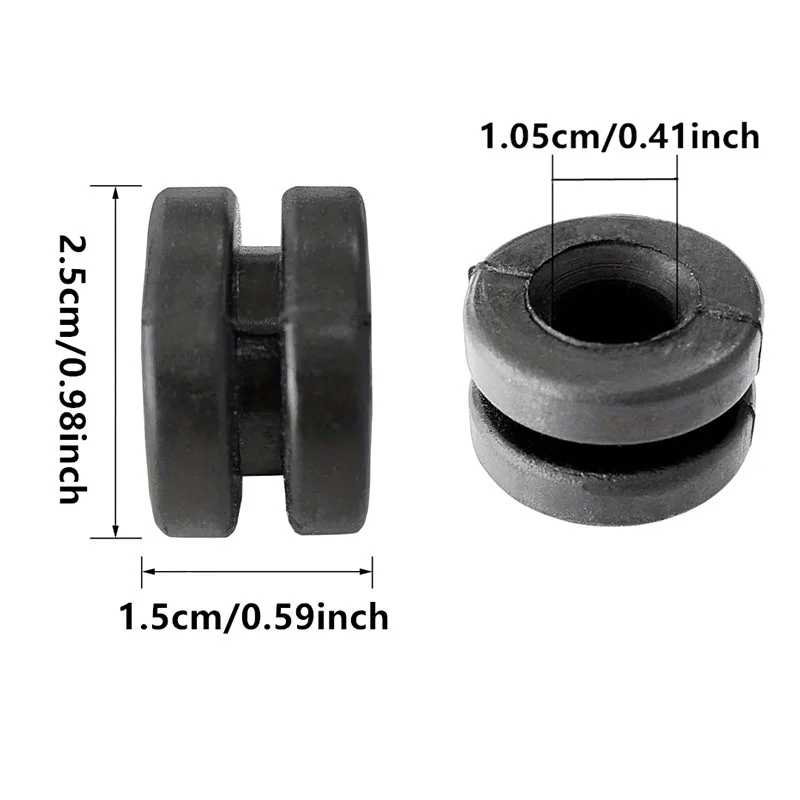 4/8pcs Air Filter Housing Mounting Rubber For Citroen Peugeot-1422A4 X4 Grommet Buffer Rubber Cover Mount Car Accessories