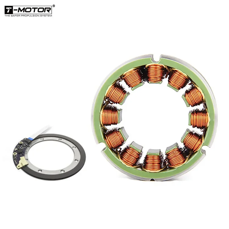 Ri50 24V 36V 48V Hoog Koppel Dc 500W Lage Rpm Frameloze Inrunner S Voor Robotica