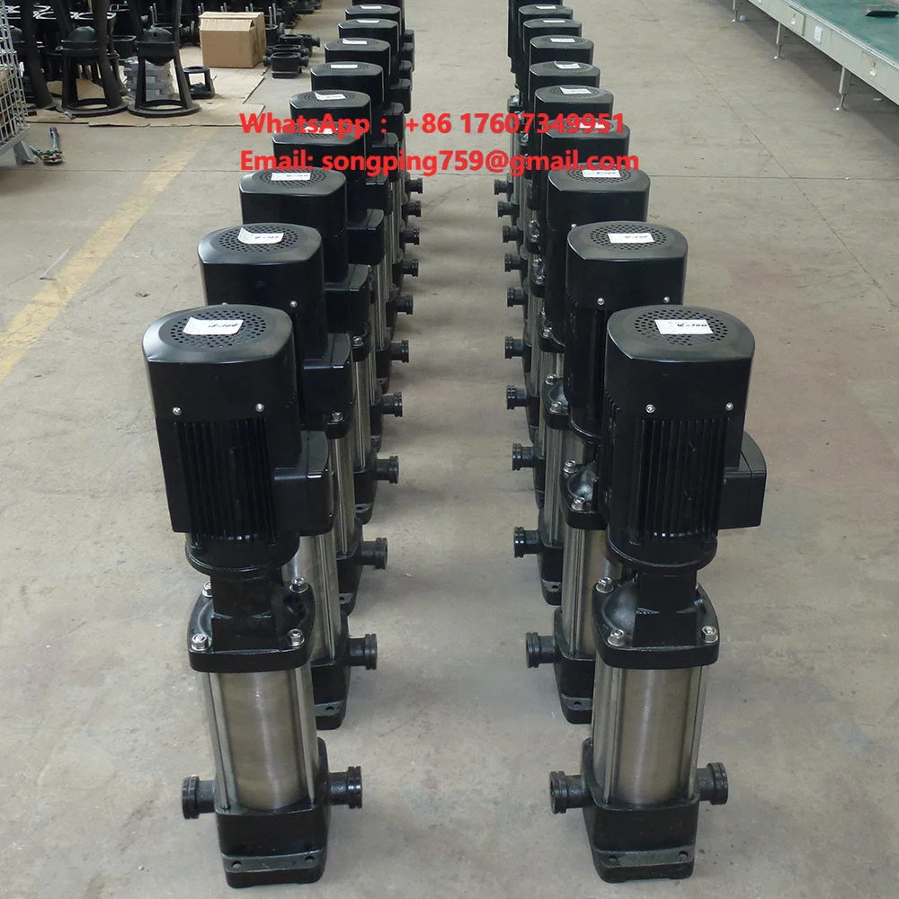 CDL200-40 CDM200-40 CR200-40 110kw Super Efficient 4 Impellers Multistage Vertical Centrifugal Pump for Marine Use OEM