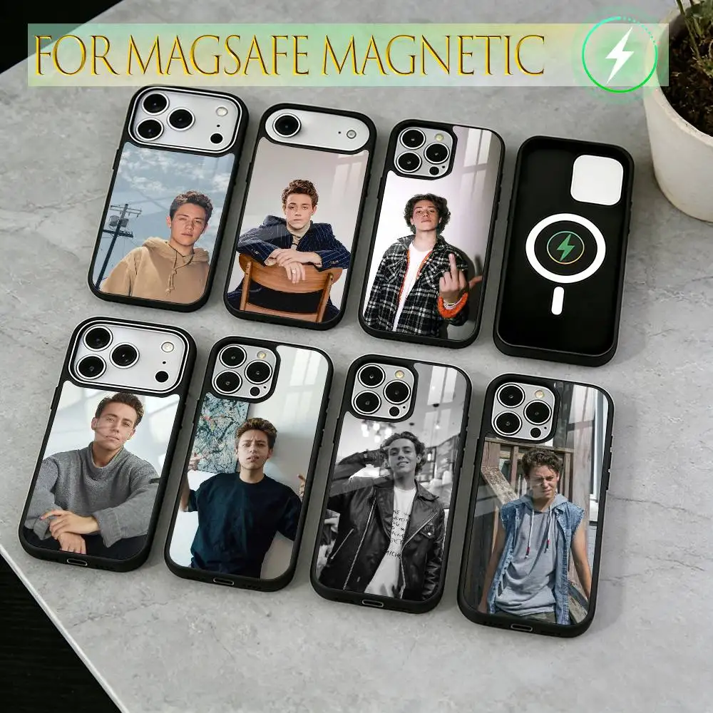

Ethan Cutkosky S-Shameless Phone Case For iPhone17,16,15,14,13,12,11 Plus,Pro Magnetic with Magsafe Wireless Charging