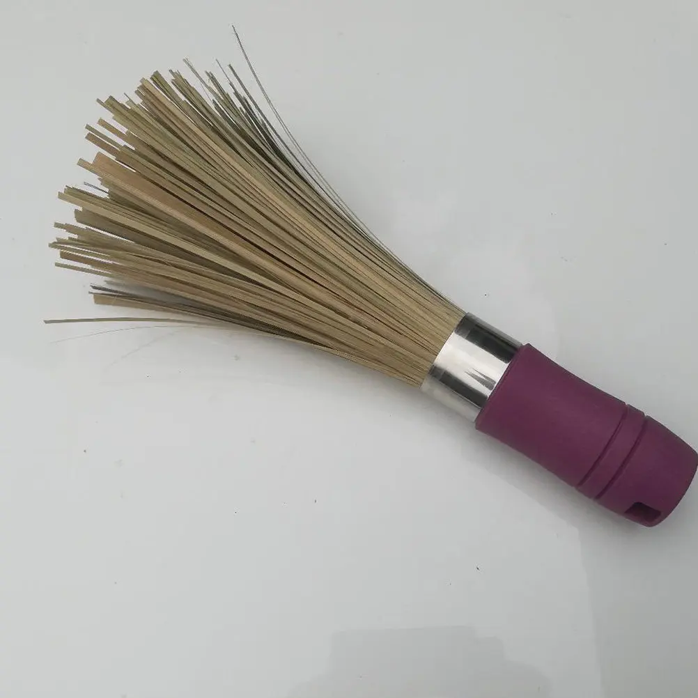2Pcs Multifunction Pot Brush Cleaner with Strong Bristles for Grease Removal & Quick Kitchen Cleaning