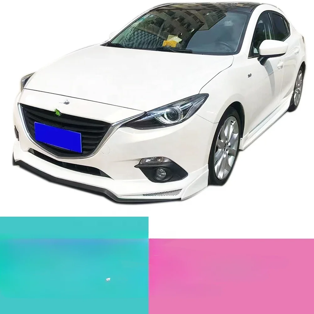 Car Bodykit For Mazda 3 Axela For 2014 2015 2016 MAZDA 3 Axela Front Lip Rear Lip Sideskirts Plastic Material