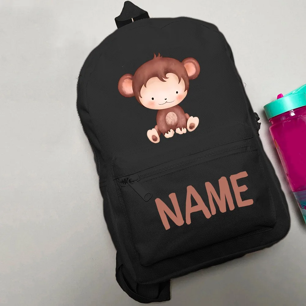 Personalised Lion Mini Backpack with ANY NAME Girls Boys Kids Children Pre School School Rucksack Back To School Bag Backpack