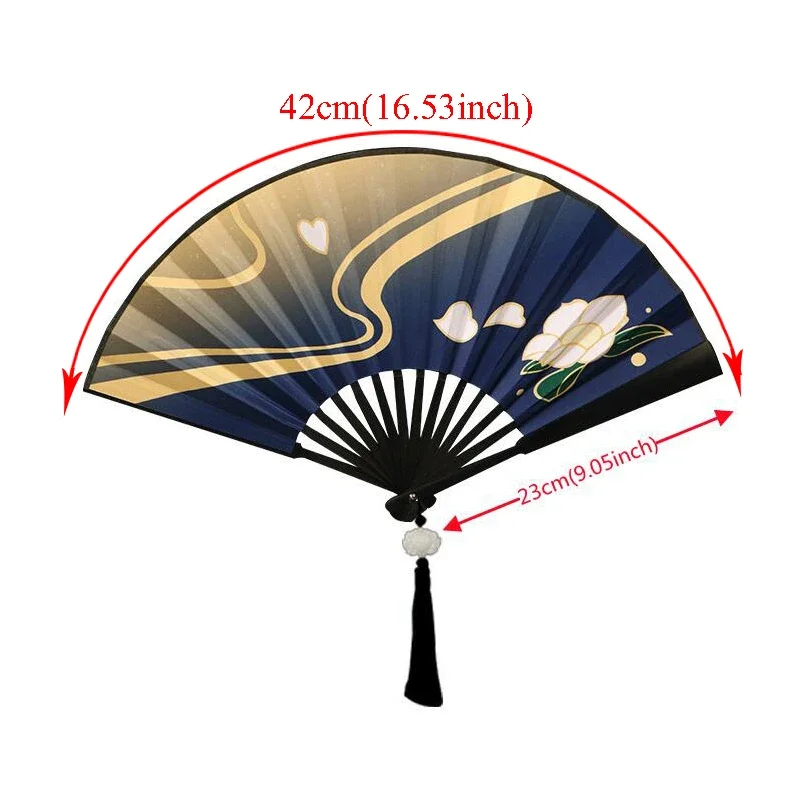 Genshin Impact Kamisato Ayaka Cosplay Fan, gril pliant, durable, portable, été, accessoire de cosplay, cadeau, accessoire d'anime