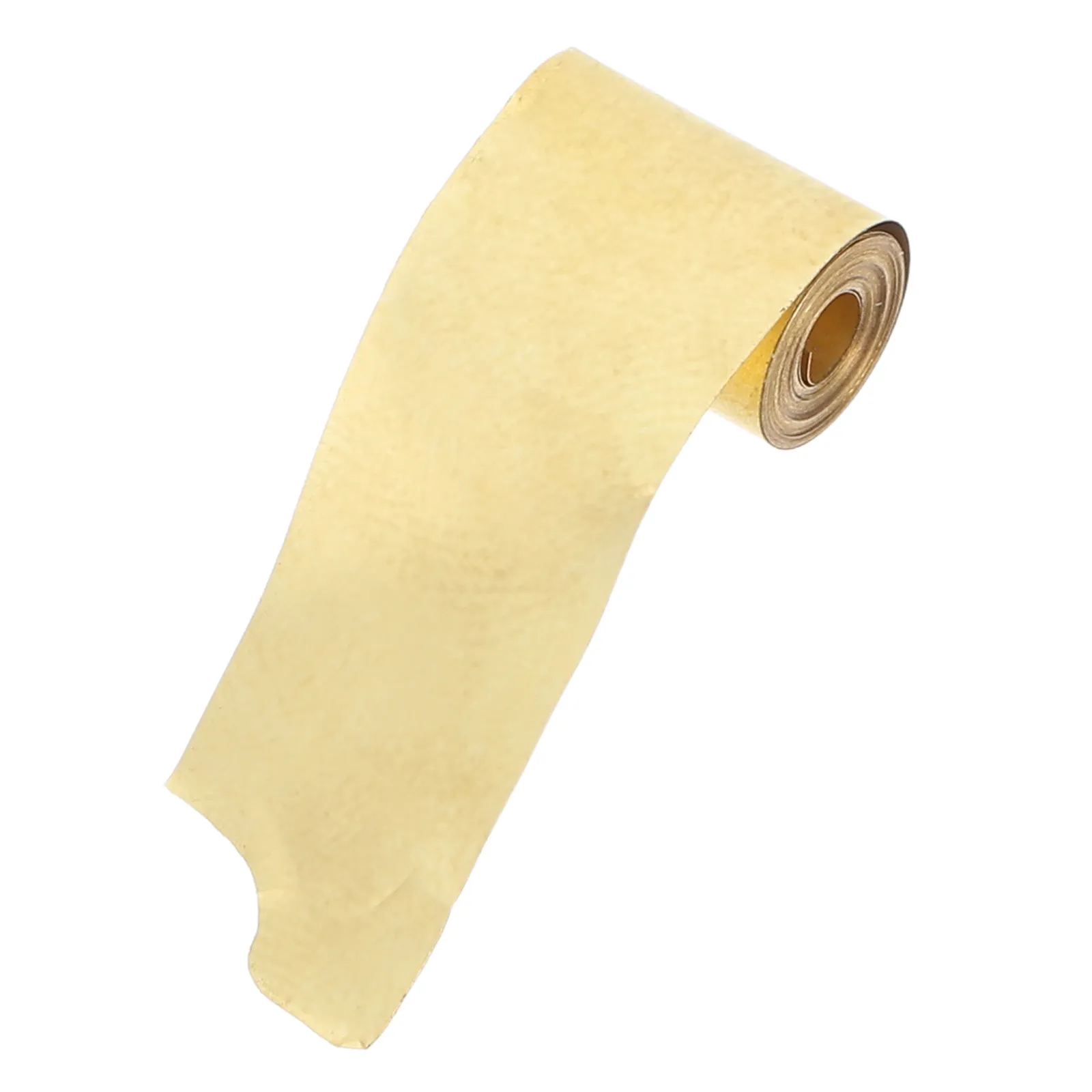 1 rouleau de feuille de laiton, résistante à l'usure, facile à découper, pour l'artisanat, les réparations électriques, la mise à la terre, feuille de laiton fine et durable