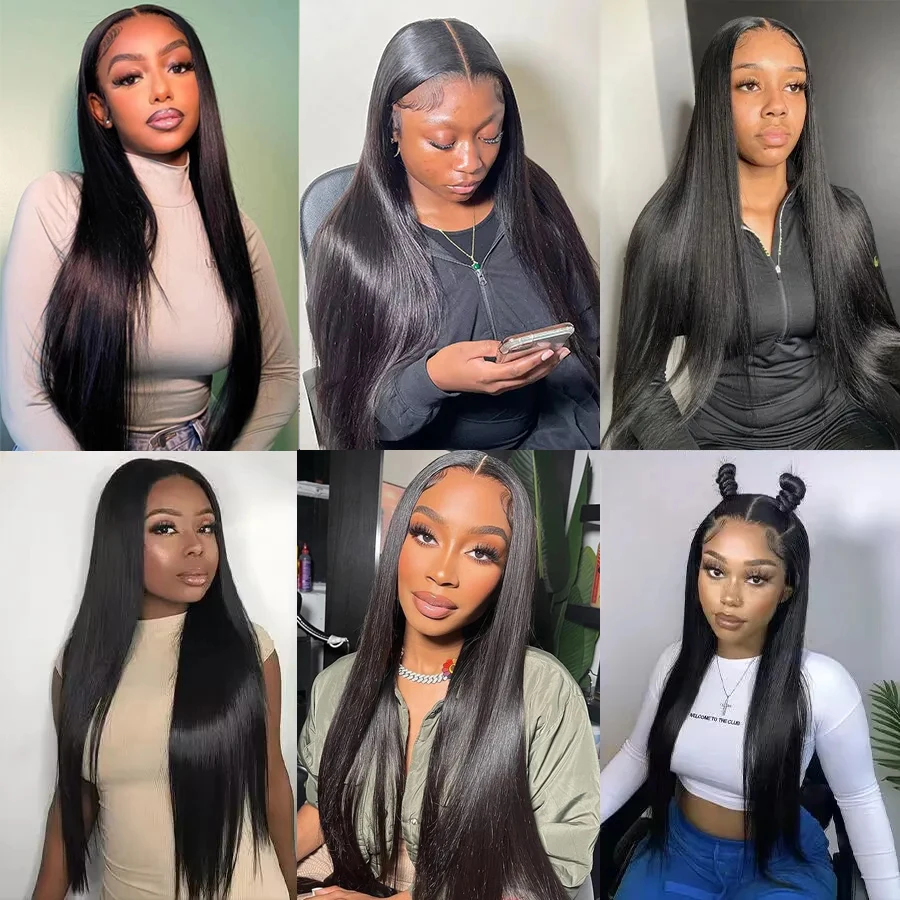 Transparent Lace Frontal Closure Only Peruvian Straight Human Hair 13x4 Lace Frontal 4x4 Lace Closure Remy Hair 5x5 Lace Closure