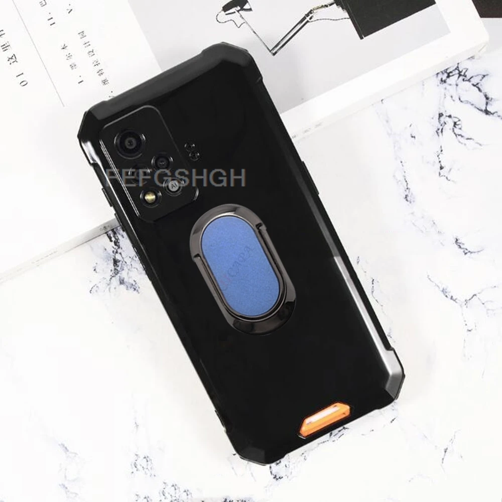 Dla Blackview BV4800 6.56 "BlackviewBV4800 BV 4800 Pro tylny uchwyt pierścieniowy uchwyt etui na telefon Smartphone TPU miękka pokrywa silikonowa — zdjęcie 3