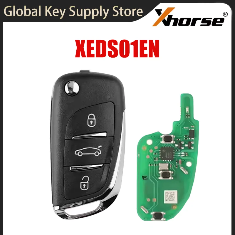 Xhorse VVDI Remote Key DS Style 3 Buttons XEDS01EN Global Version