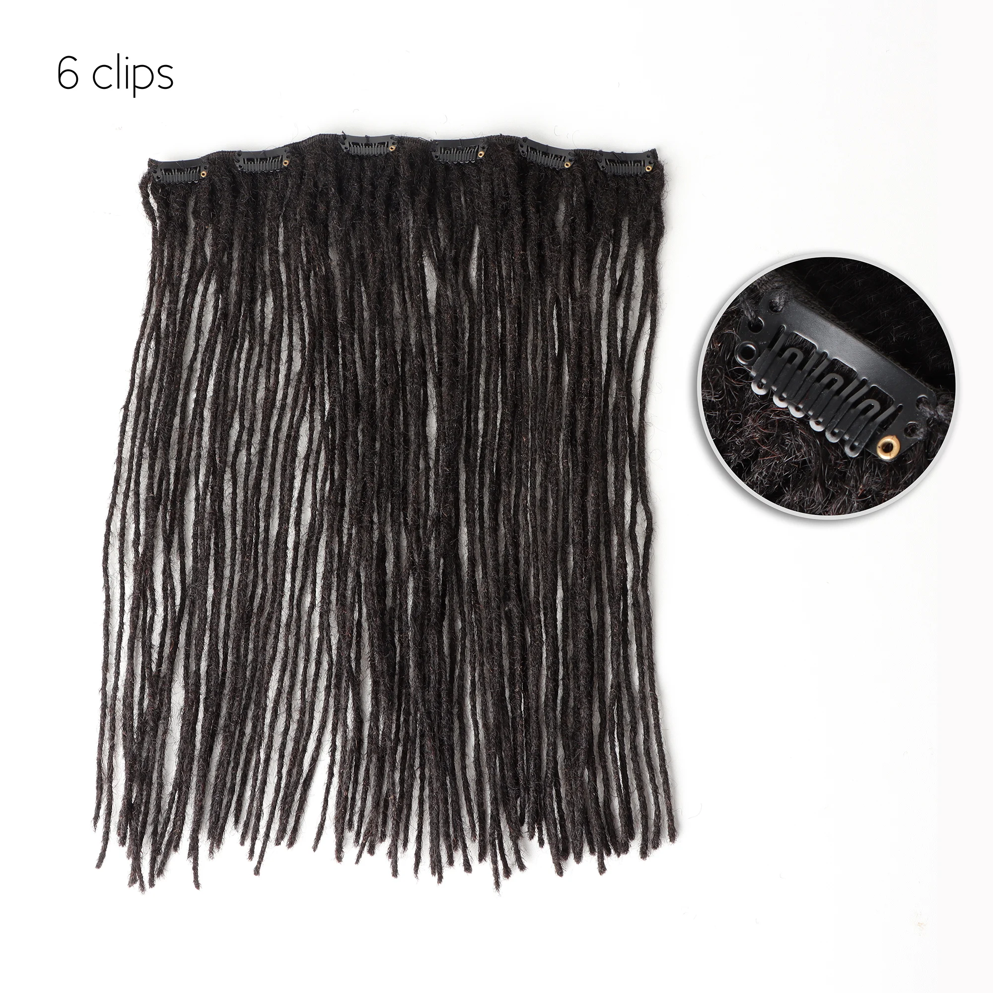 Orientfashion Dreads 2023 Microloc 'S Clip In Locs Set Mensenhaar Locs