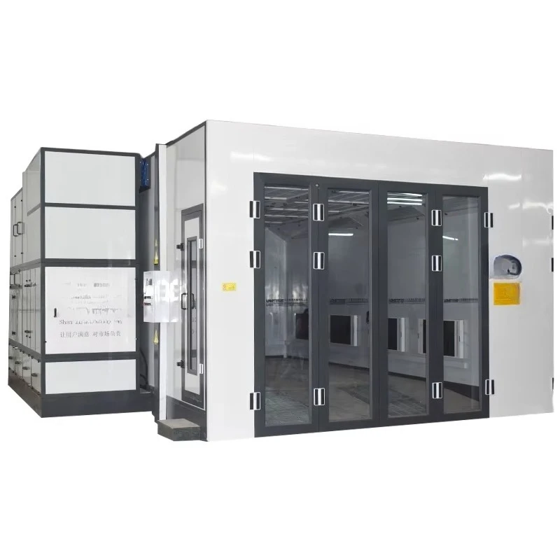 2025 Luxury Electric Heating Car Spray Booths LED Infrared Baking High Efficiency Filter Direct Supplier High Quality
