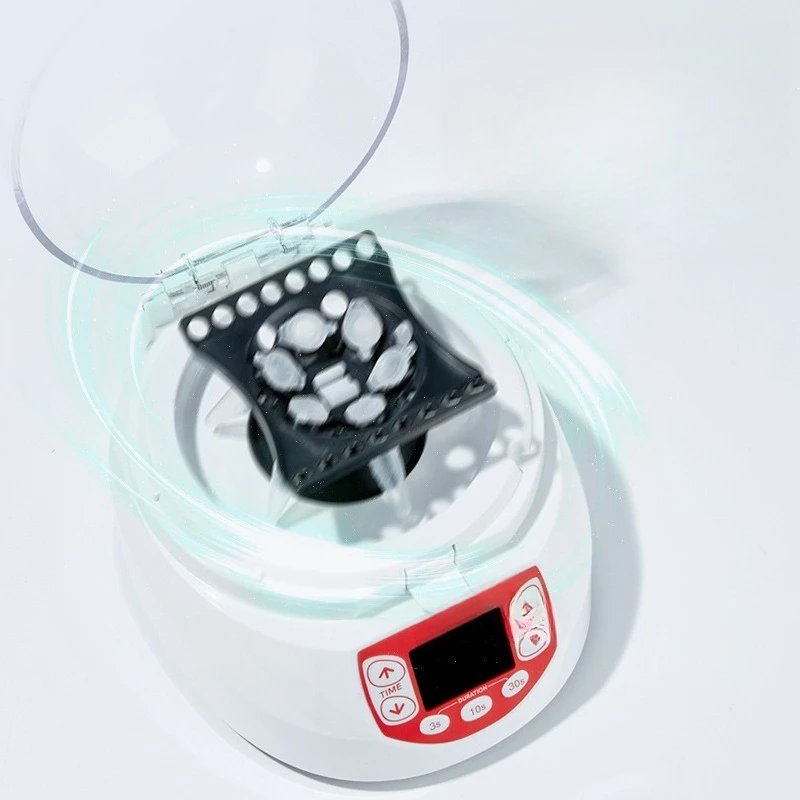 

Laboratory Mini Palm Microcentrifuge Timed 4000 rpm Low Noise Serum Separator