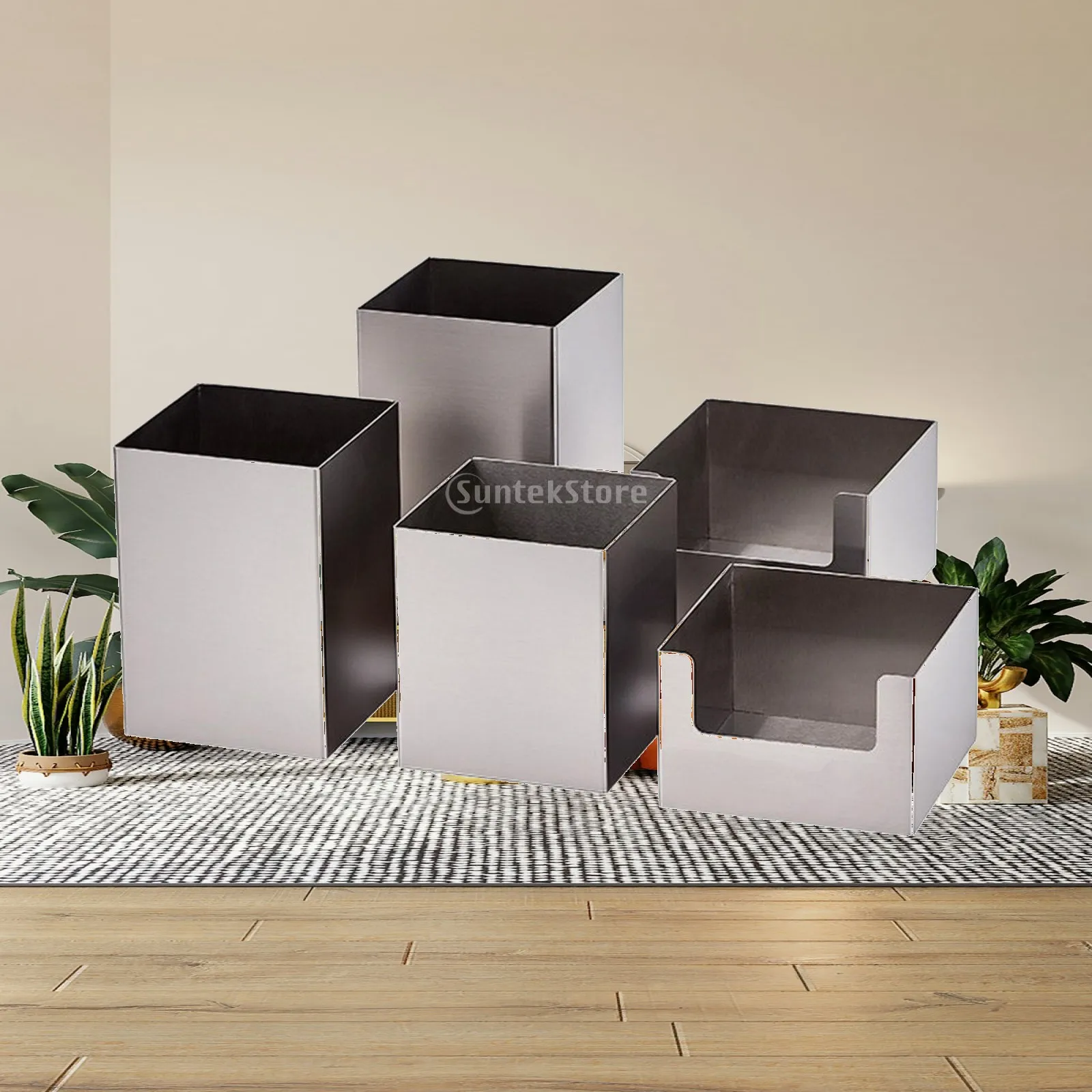 Organizer Shelf Beverage Rack with Printed Labels for Cup Lid Straw Spoon Holder Kitchen Storage Counter