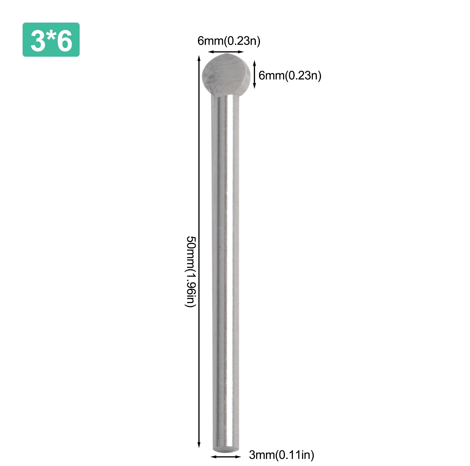 3mm Shank Drill Engraving Bit Electric Grinder Compatible High Efficiency Long Service Life Standard 3mm Handle