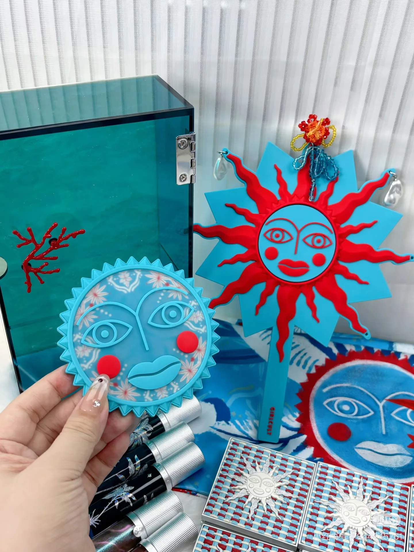 Girlcult Nanyang Holiday Cosmetic Allin Lip Gloss Blush Highlighter Multi-Purpose Cream Contour Makeup Set