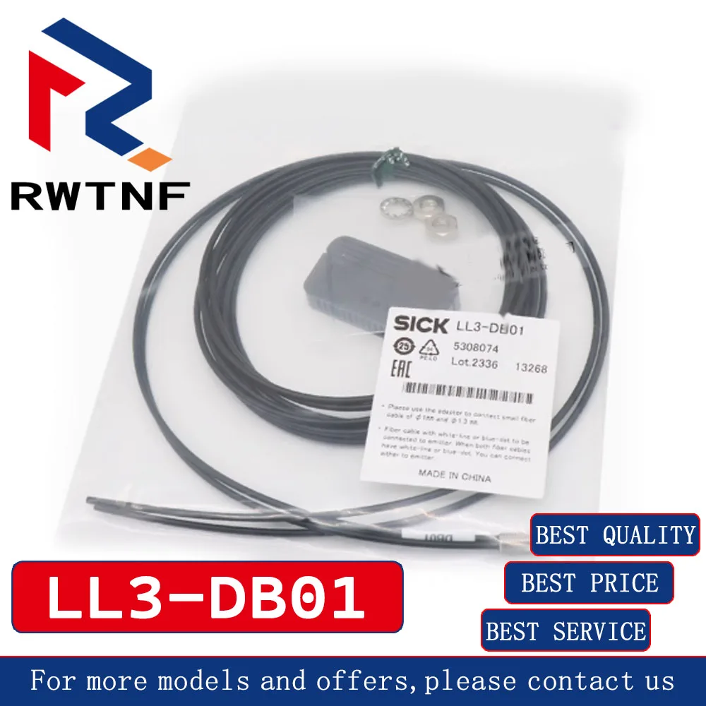 Brand New Genuine LL3-DB01 SICK M6 coaxial multi-core reflective fiber sensor,100% original warehouse stock
