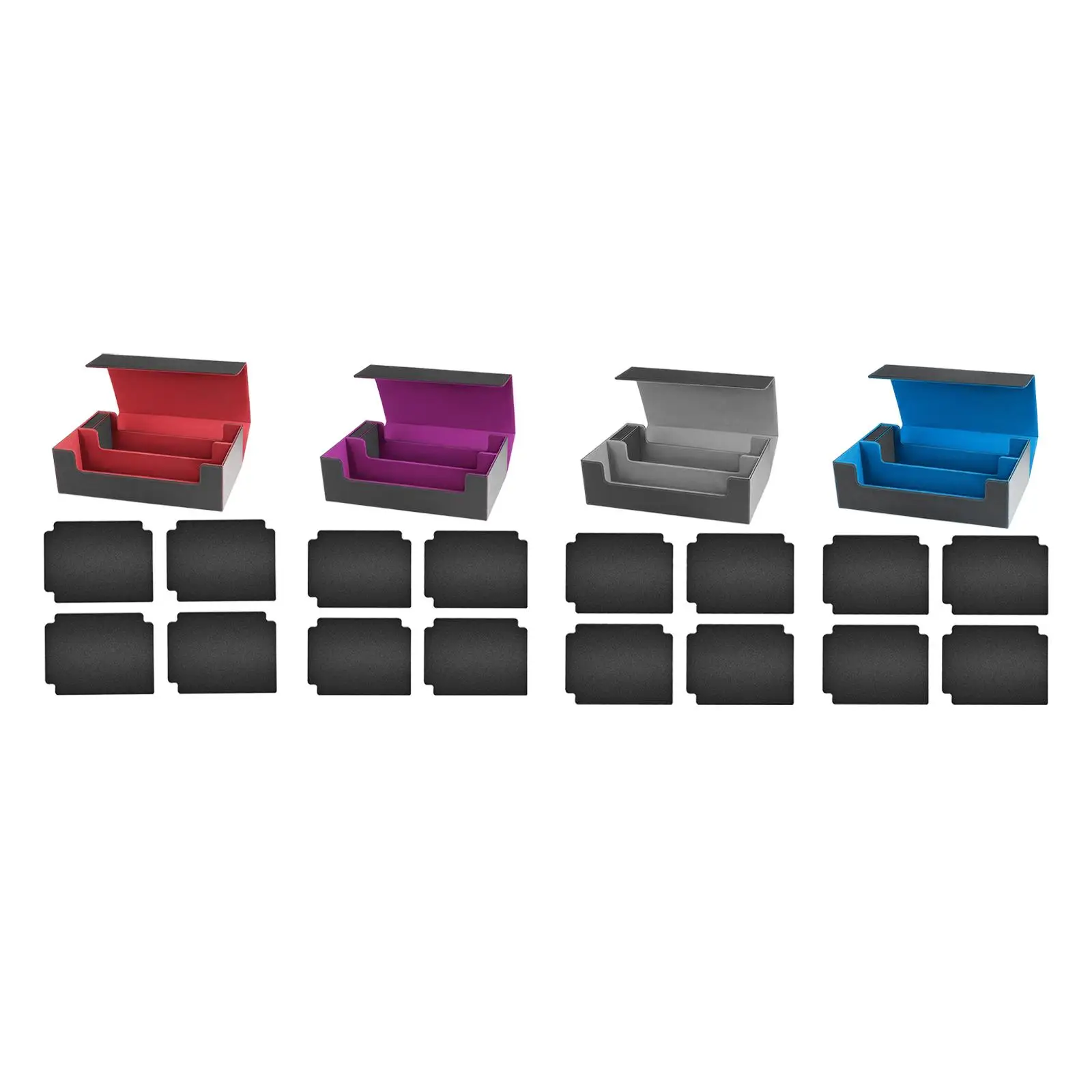 

Double Rows Card Deck Box Holds over 1200 Game Cards Game Card Storage