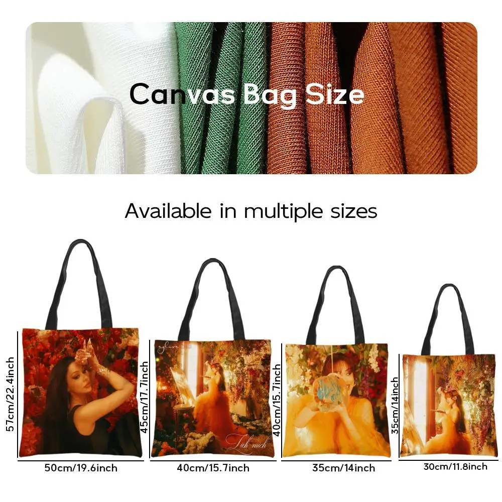 Storage Bags Canvas Shoulder Bag for Boys Girls Anime Crossbody Bags Students Handbag World Famous Singer A-Ayliva