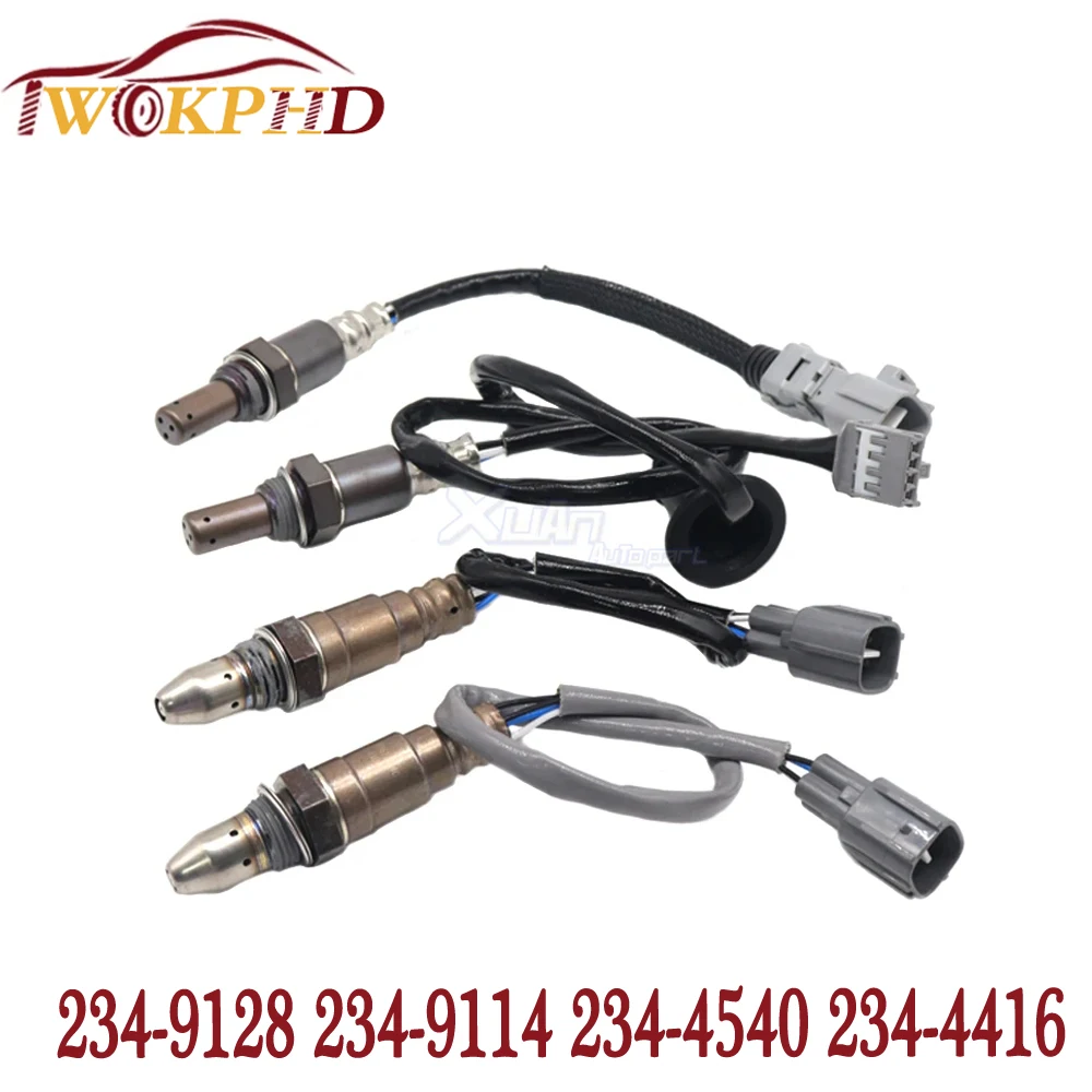 4PCS Front Rear Air Fuel Ratio Lambda O2 Oxygen Sensor 234-9128 for Toyota Sienna 3.5L FWD 2012-2014 234-9114 234-4540 234-4416