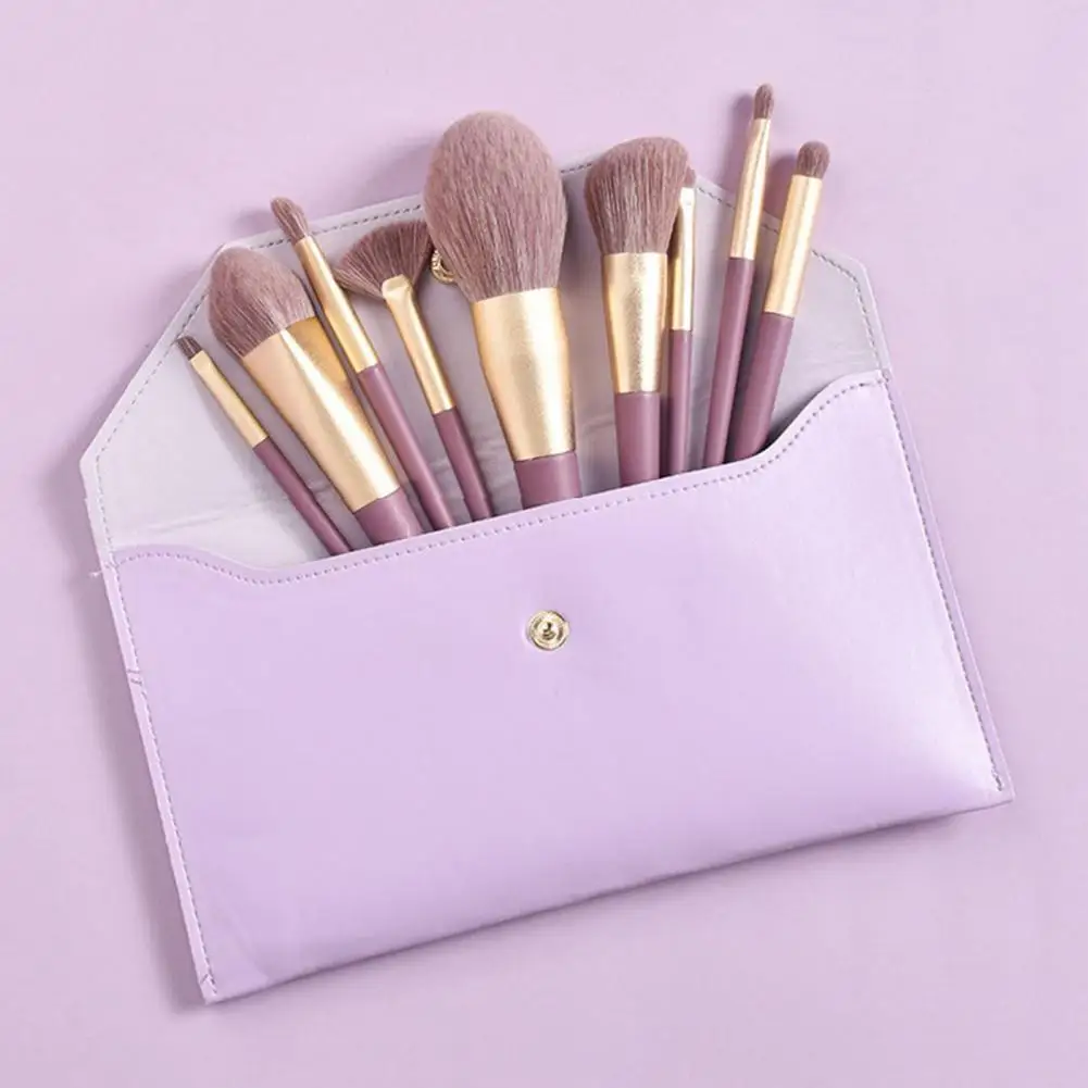 9/10Pcs/Set Makeup Brush Kit Foundation Loose Powder Eye Shadow Nose Shadow Blush Concealer Eyelash Detailing Cosmetic Brush