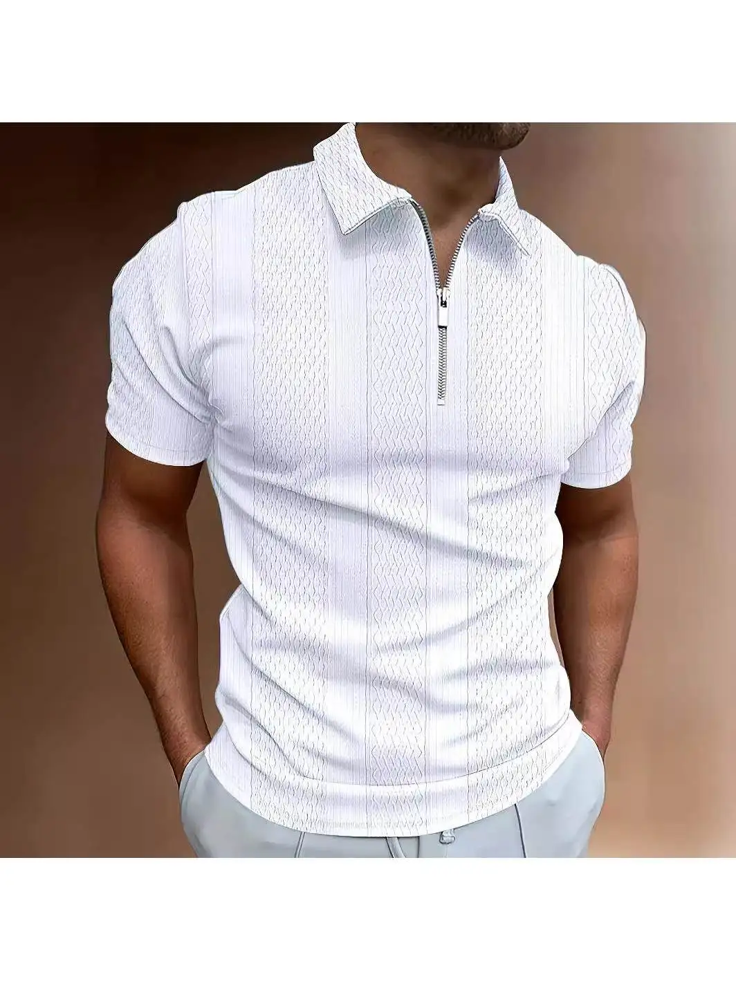 

Faionable Color ort Sve Мужская одежда Irt Slim Fit из дышащего полиэфирного волокна Молодежная одежда для повседневного ношения Весна Autu...