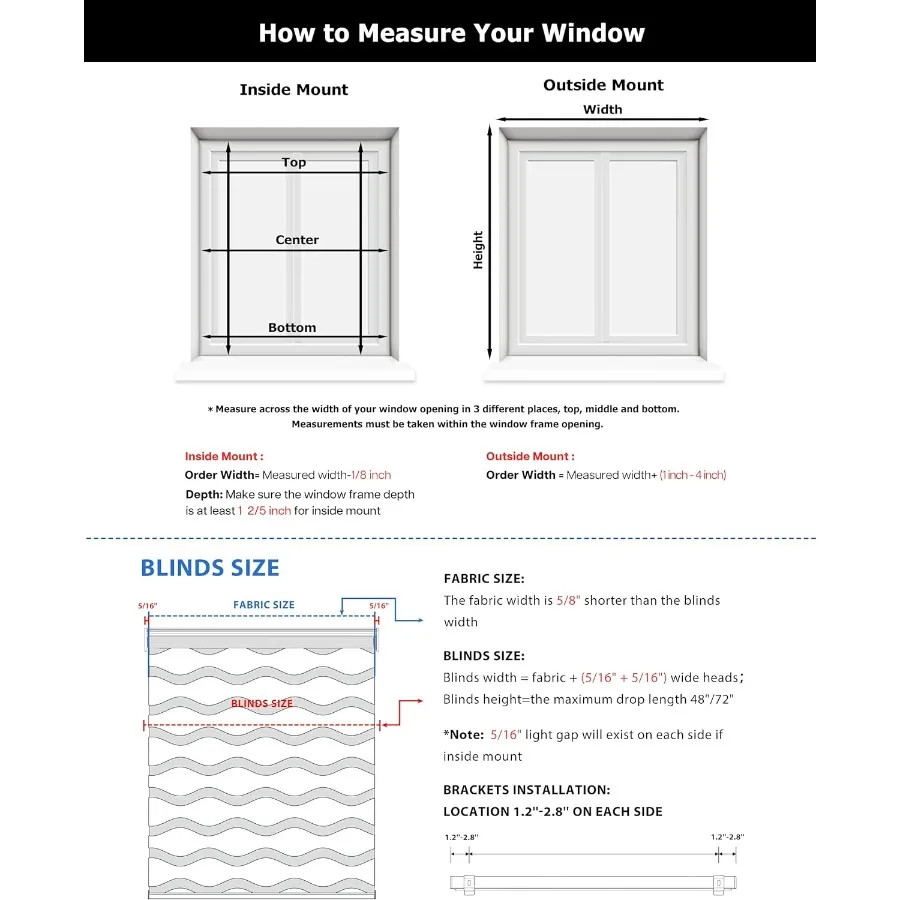 ستائر حمار وحشي لاسلكية بدون مثقاب للنوافذ الداخلية، طبقة مزدوجة للتحكم في الضوء، ظلال دوارة لتصفية الضوء ليلاً ونهارًا #6