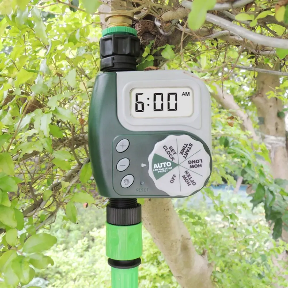 

Digital Display Timer Irrigation Controller Electronic Automatic Programmable Hose Timer Weatherproof Durable Sprinkler Timer