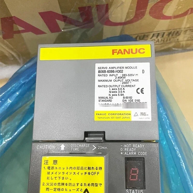 New Fanuc A06B-6096-H302 Servo Amplifier For CNC Controller 12 Months Warranty A06B 6096 H302