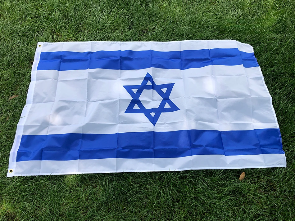 Israel National Flag 90X150cm Hanging Polyester ISR IL Israeli National Flags Banner home Decoration