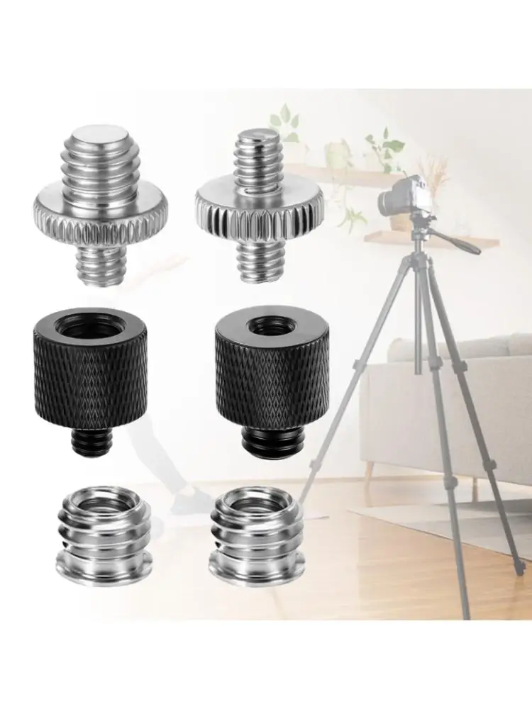 

Multiple Device Tripods Thread Adapters Set of 6Pieces for Photography Lighting Rigs and Smartphone Mounts