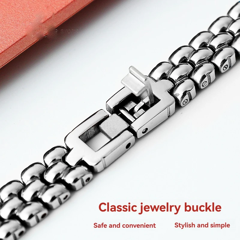 Para Swarovski Reloj de acero inoxidable Starry Sky Water Diamond CK Tissot para mujer con pulsera impermeable de moda para mujer pequeña 12