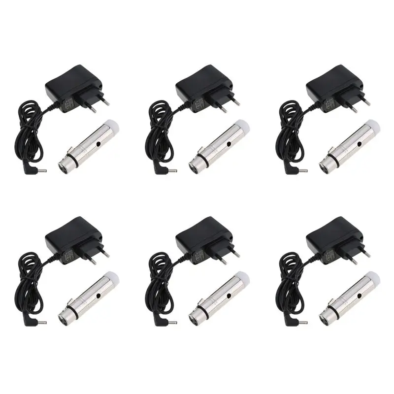 

AA81-6X Wireless Receiver Female XLR LED Lighting For Stage Party Light, 2.4G ISM DMX512 Controller