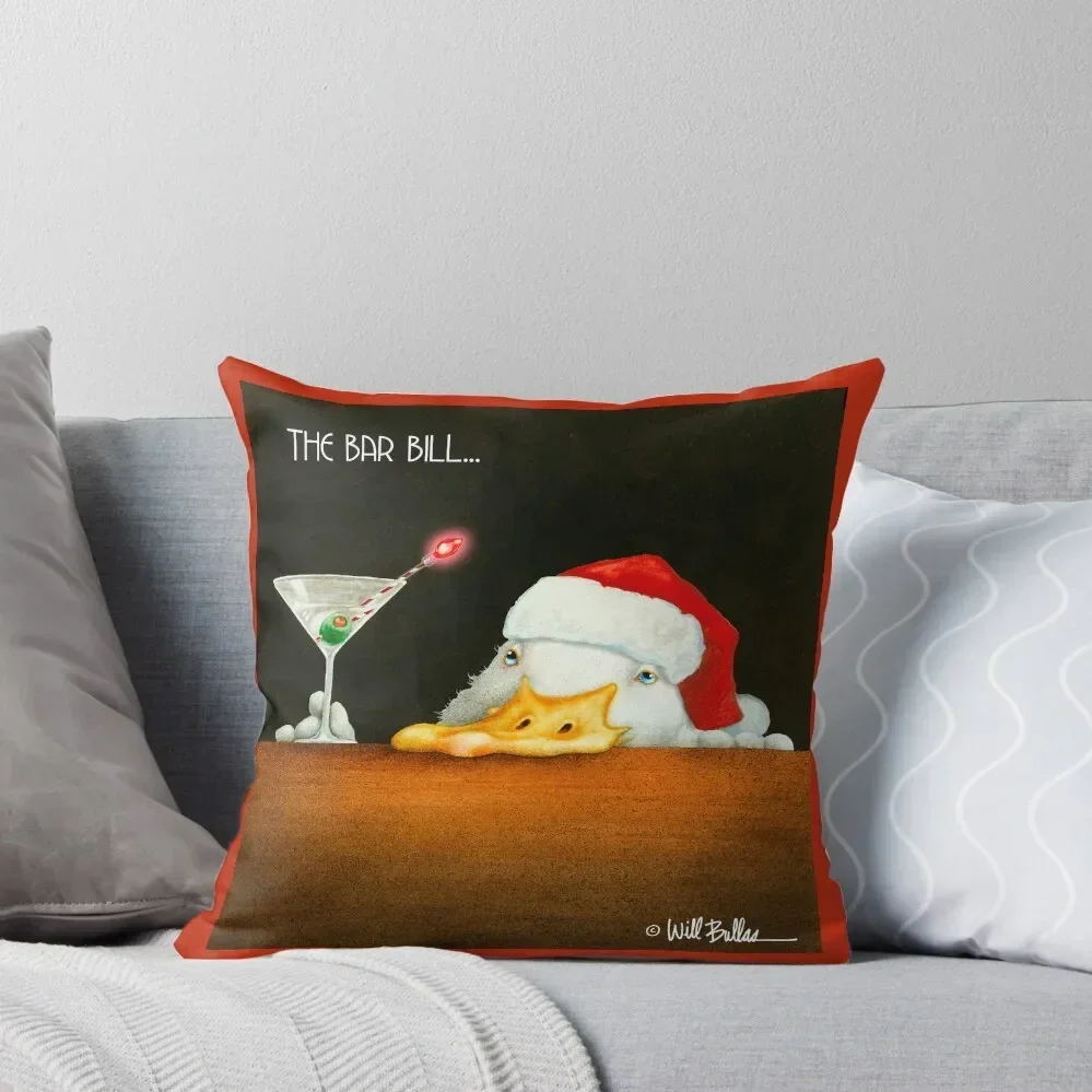 bar bill... Throw Pillow Decorative Cushion pillow pillowcase pillow