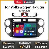 Junsun AI Wireless CarPlay for Apple Android14 Auto Car Radio for VW Volkswagen Tiguan 1 NF 2006-2016 Multimedia Navi Stereo
