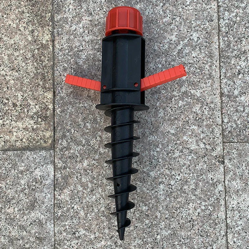 Direct factory supply new sun umbrella base, creative windproof plastic anchor fork & ground spike for beach umbrella
