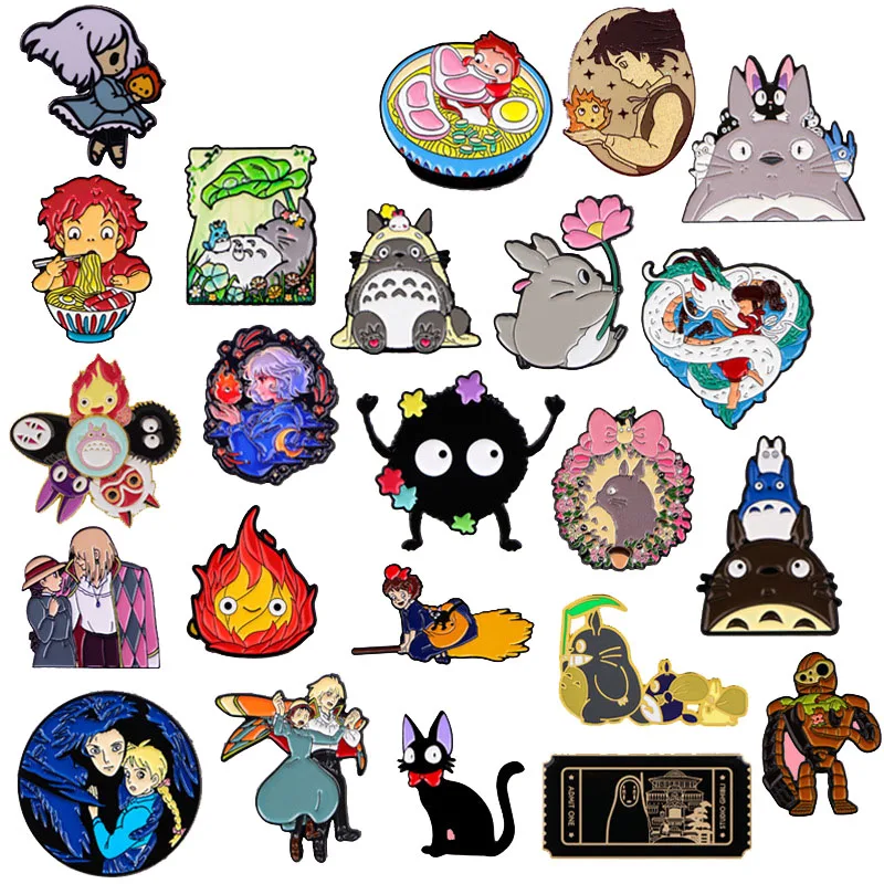 Potdemiel Épingles en émail amusantes, broches de dessin animé pour femmes, épingles à revers pour hommes, badges pour sac à dos, accessoires de costume, bijoux amusants, cadeaux, décorations