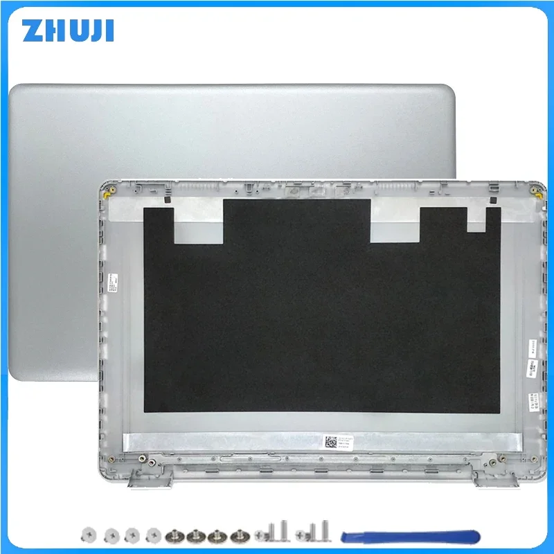 For Inspiron 15 5584 P85F New LCD Back Cover 0GYCJR Front Bezel 0J0MYJ Hinges Palmrest 0DFX5J Bottom Case 02T6HN 0JX9NR silver