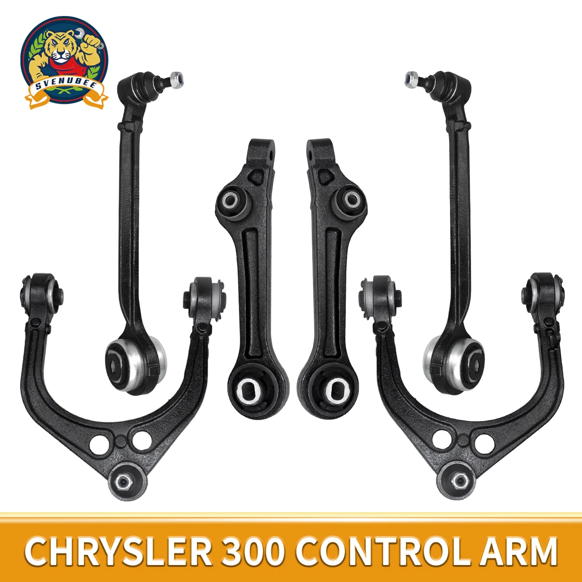 

Svenubee 6pcs Front Upper Lower Control Arm Suspension Kit for Chrysler 300 Dodge Charger Challenger RWD 2011 - 2015 2016 2017