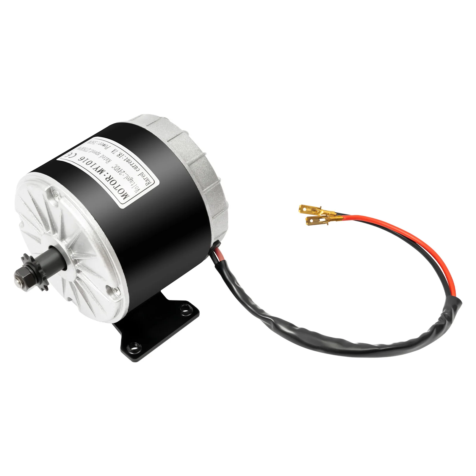 350W 24V DC Brushed Motor MY1016 Permanent Magnet Motor Generator Reversible Electric Motor for Scooter/Wind Turbine 2750RPM