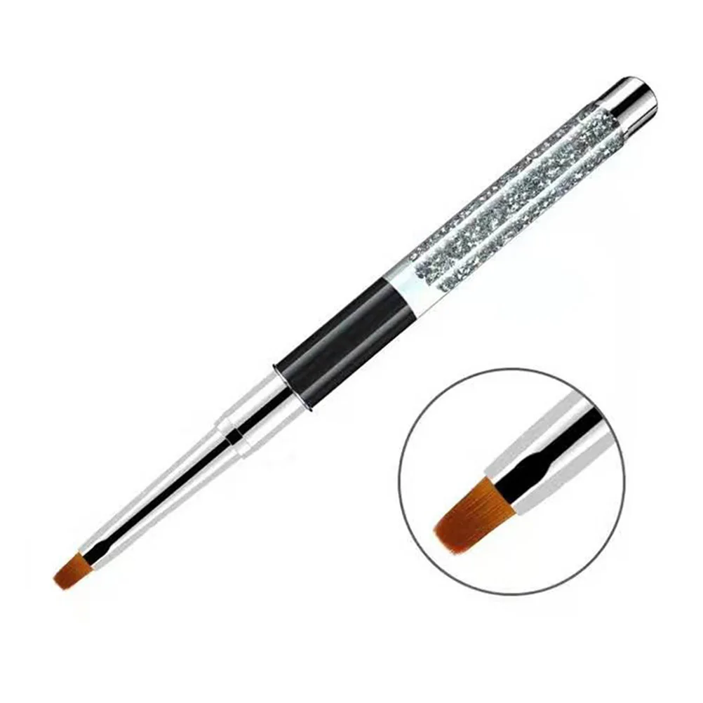 

7pcs Drill Handle Pen Brush Kit Lightweight Long Handle Painting Tools For Fine Nail Art Brush Set Nail Art Liner Brushes