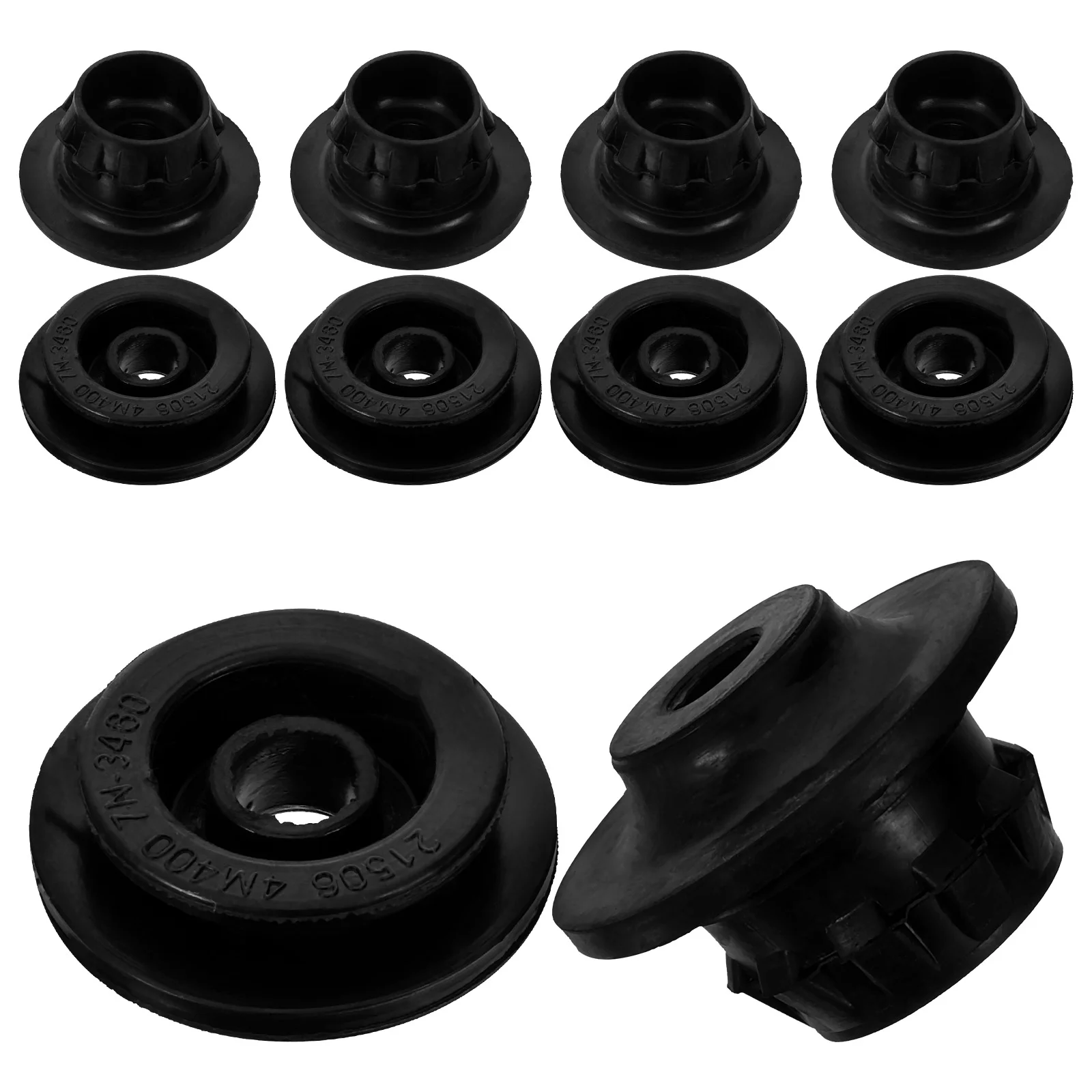 

10 Pcs Radiator Gasket Bushing Pad Car Supplies Mounting Kit Rubber Bracket Pier