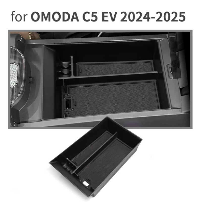 

Car Storage Box For Chery OMODA C5 EV Car Armrest Box Storage Box Compartment Boxs Auto Accessories Center Console Storage Tray