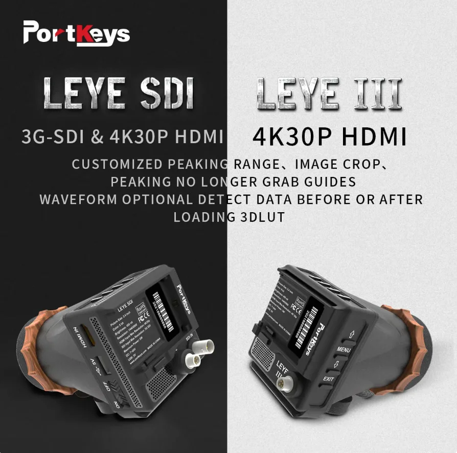 PortKeys OEYE-RED EVF: La Soluzione Professionale per Monitoraggio Video in Campo con 4K e 3D LUT