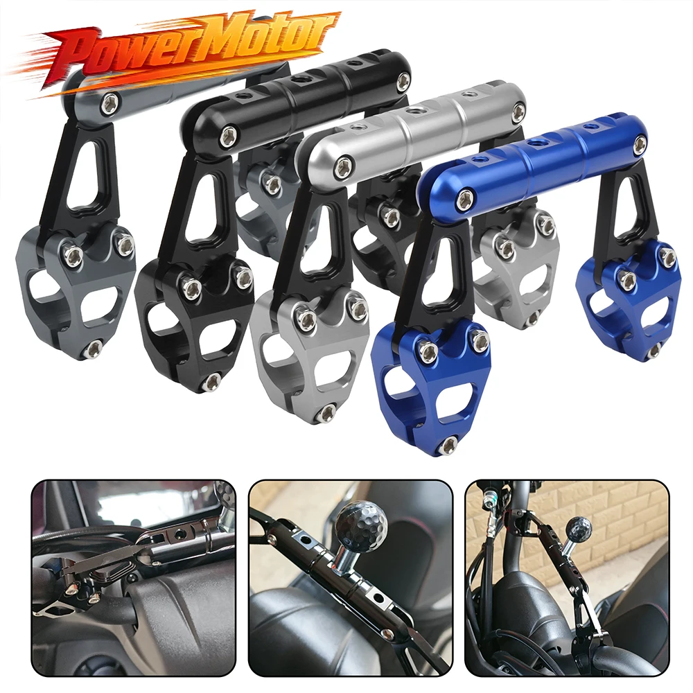 

Universal Motorcycle Handlebar Crossbar 22mm Balance Adjustable Holder For Voge HONDA PCX Haojue UHR 150 125 Scooter Accessories