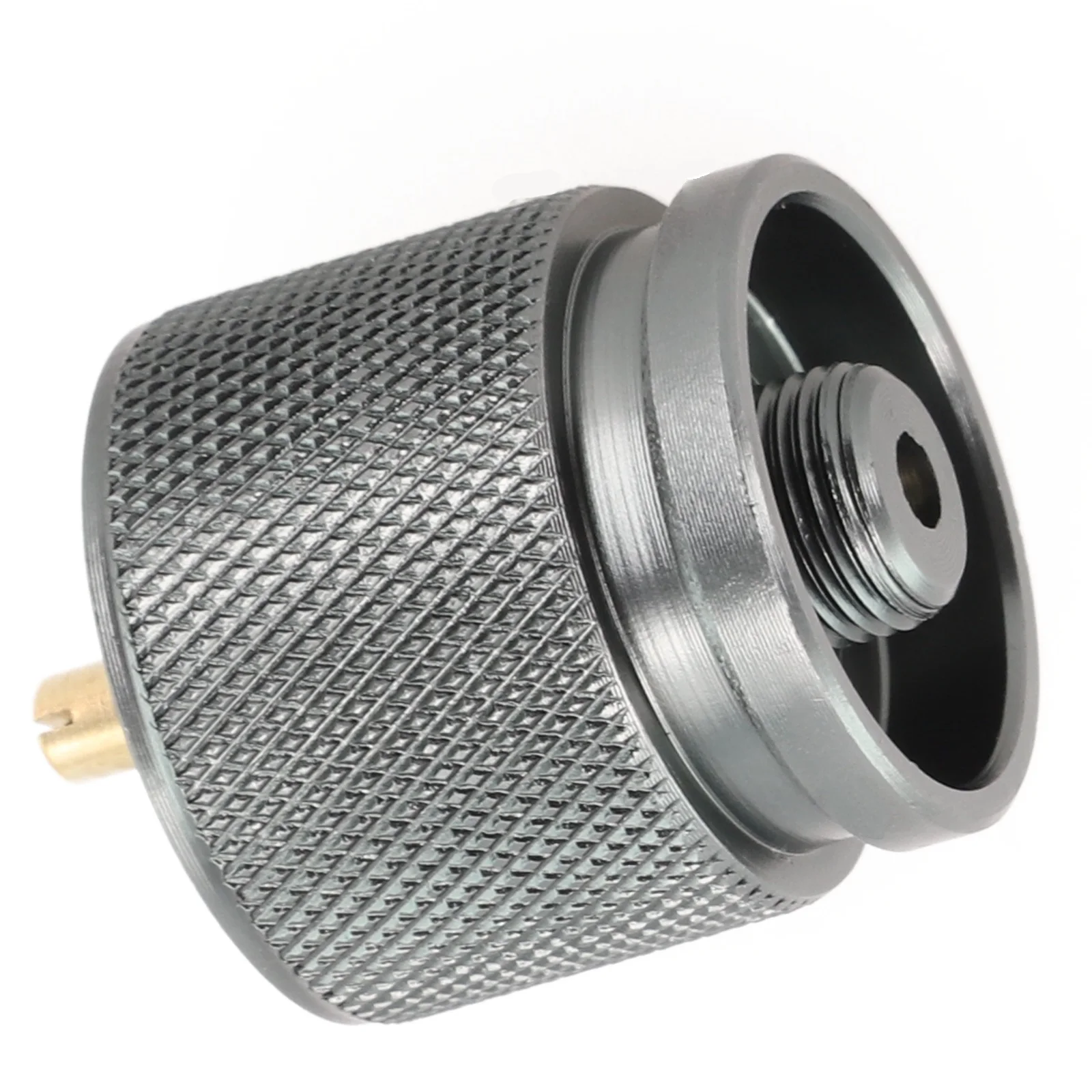 محول خزان الغاز الأمريكيين باللون الأسود، محول علبة البيوتان، سهل النقل، التحكم في تدفق الغاز، التحكم الآمن، تخزين سهل #2