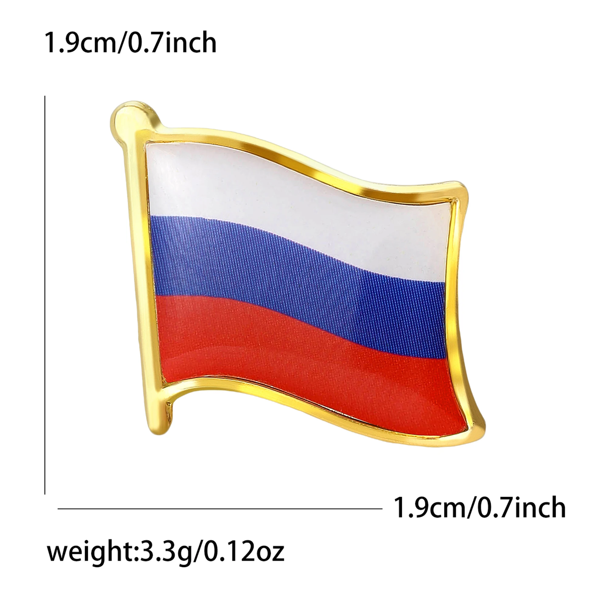 ファッションエナメルロシア国章ブローチ女性ユニセックス旗バッ - Home Office Logo のレビューと価格