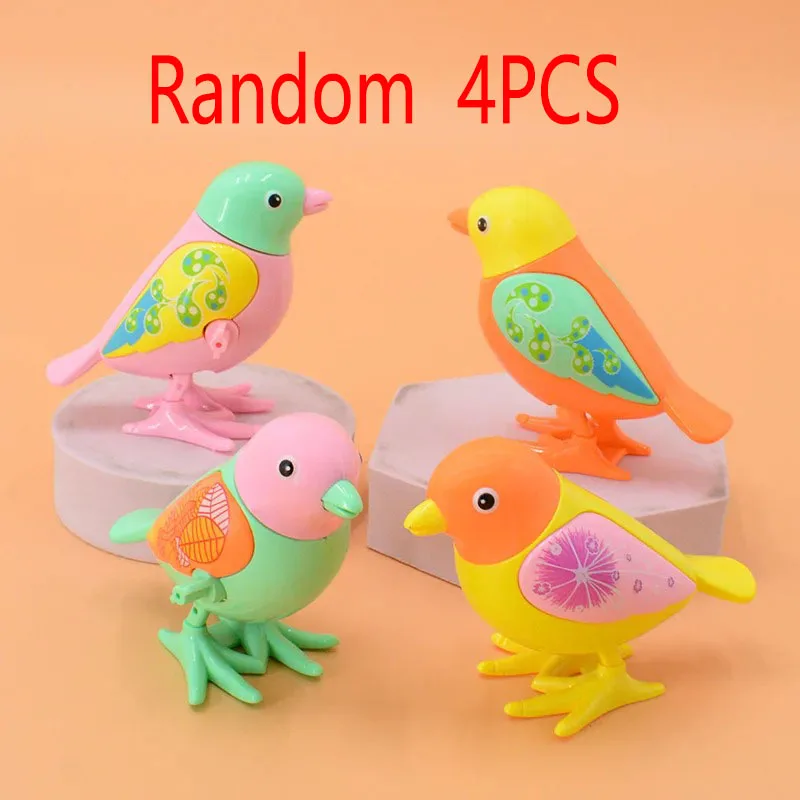 /2026 Nuovo giocattolo a orologeria Cartone animato per bambini Avvolgimento Creativo Salto Piccola gazza Uccello Puzzle Piccolo animale Regalo per bambini