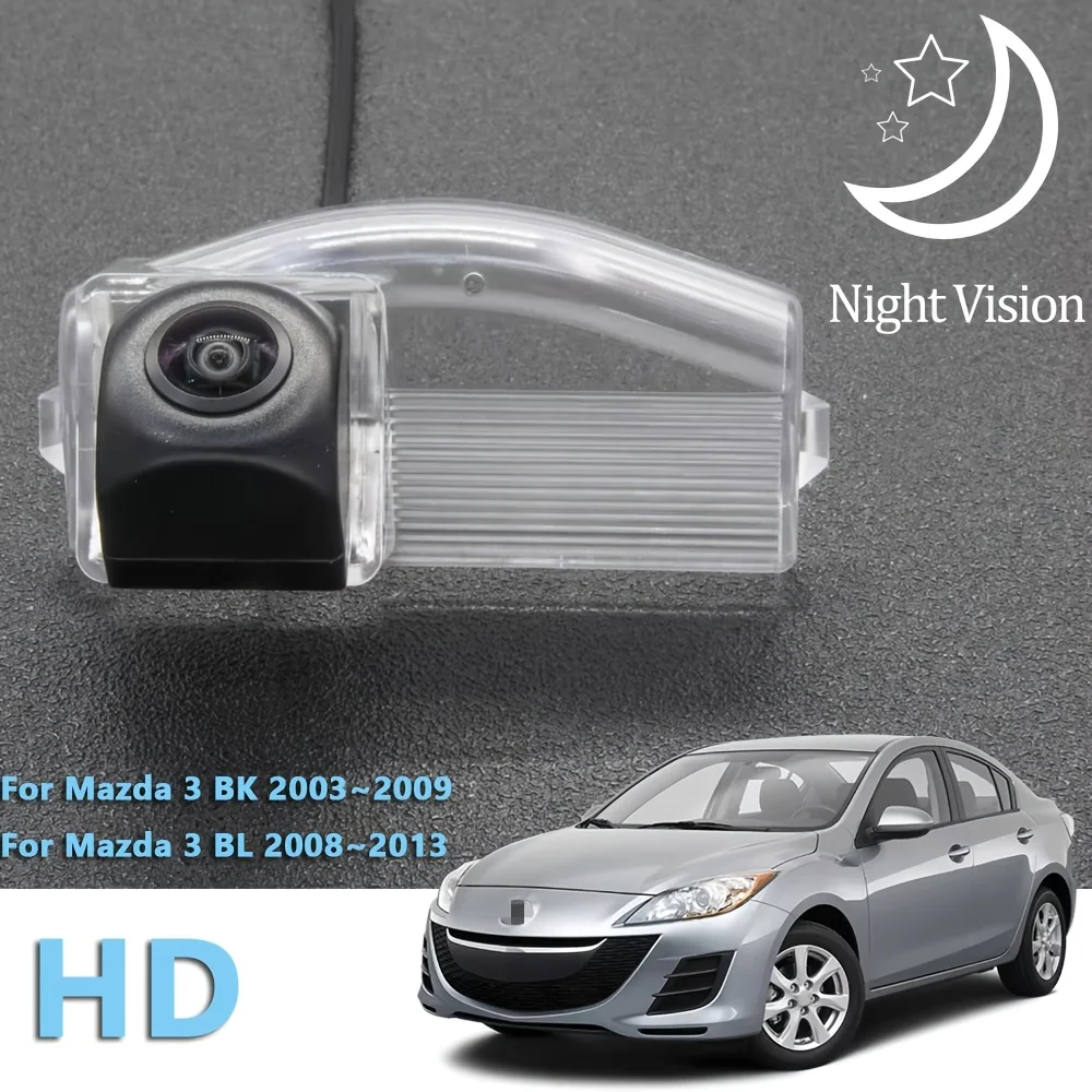 Backup Camera for Mazda 3 BK BL 2003-2013 And for MAZDA 2 DE  Car Reversing Parking Monitor Additions, Easy Installation