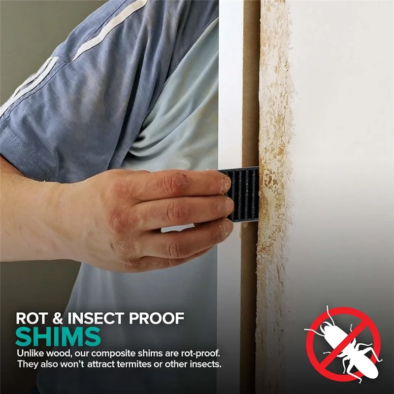 

MOPHE-For Leveling Shims(Ner Rot Composite Shims(24 Pack), Hard Material For Home Improvement, Restaurant Table Adjustment