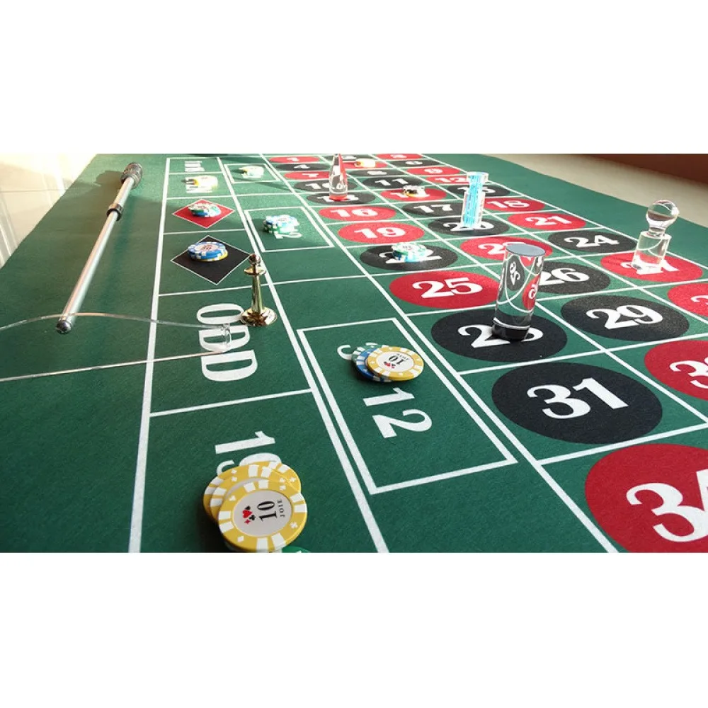 Roulette dice game gambling table non-woven 180 × 90cm home games entertainment accessories